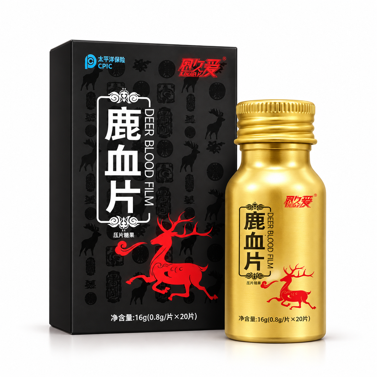 DEER BLOOD FILM | 20 Tablets 16g | 10 Days